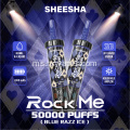 Hot Rock me sheesha 50k puffs vape